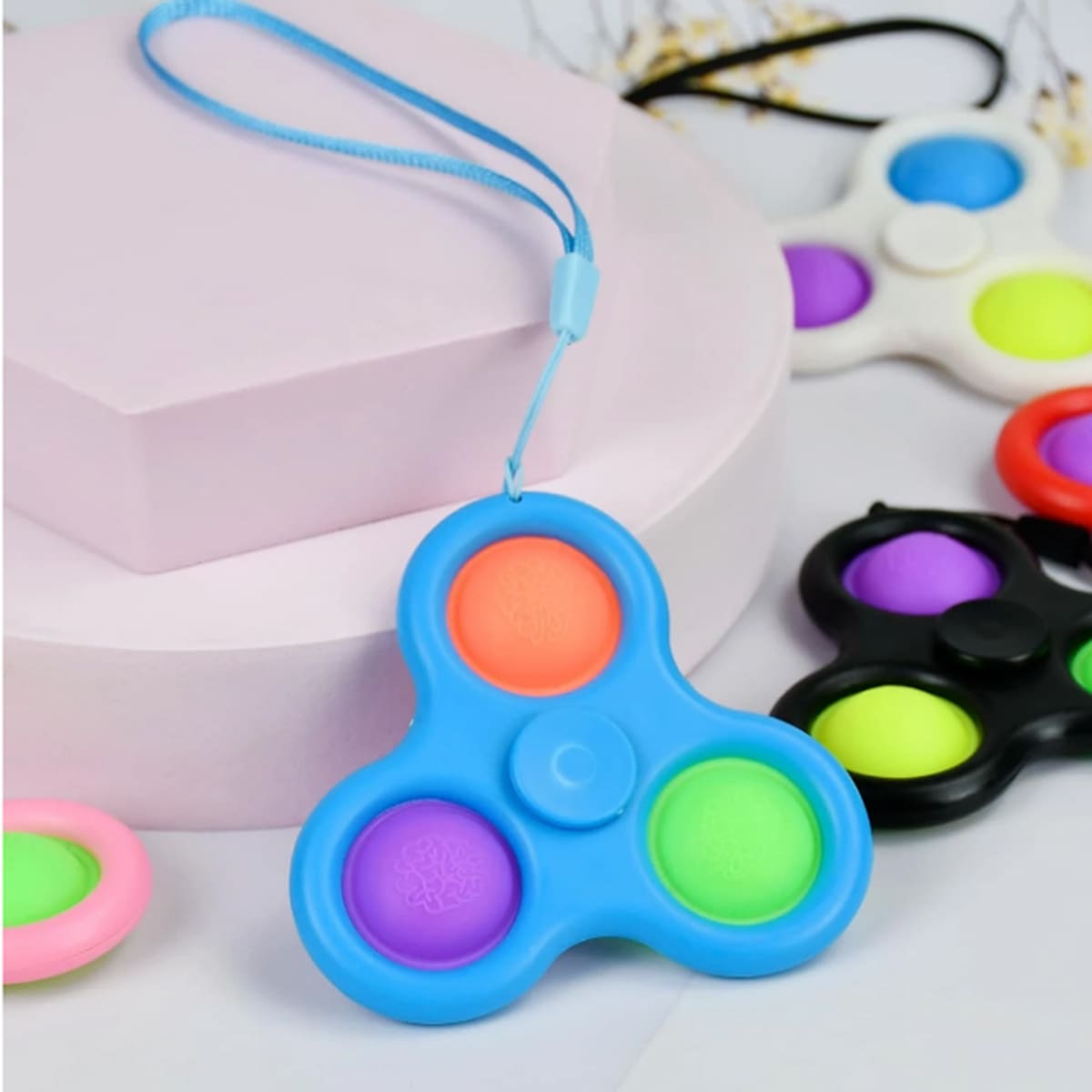 

1pc Random Stress Relief Bubble Toy, Multicolor