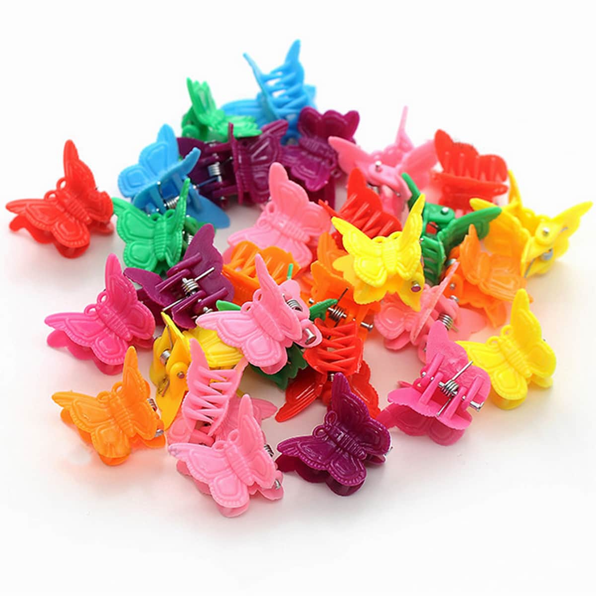 

20pcs Random Butterfly Hair Claw, Multicolor