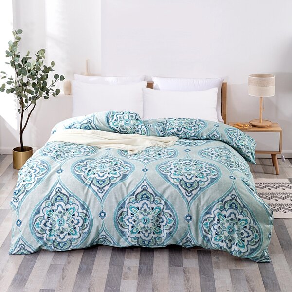 

Graphic Print Duvet Cover Without Filler, Multicolor