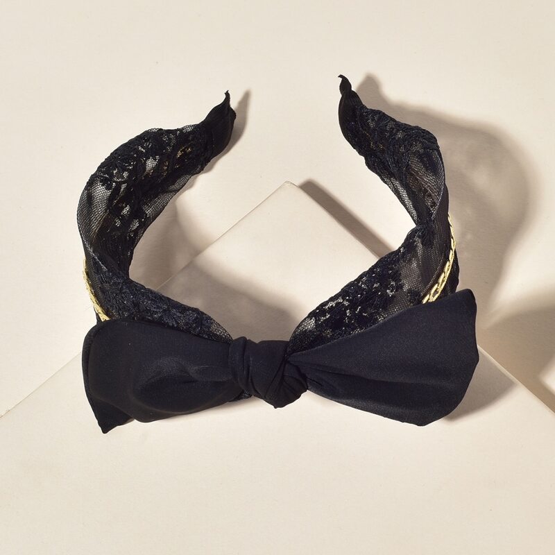 

Bow Floral Lace Headband, Multicolor