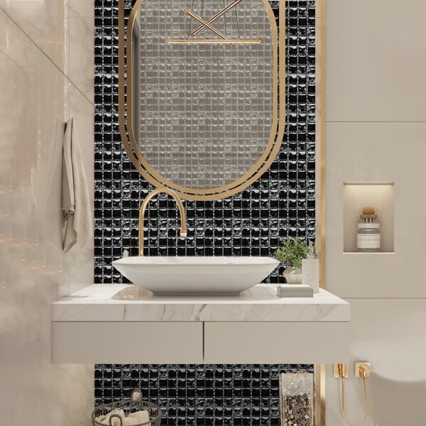 

10pcs Mosaic Wall Sticker, Multicolor