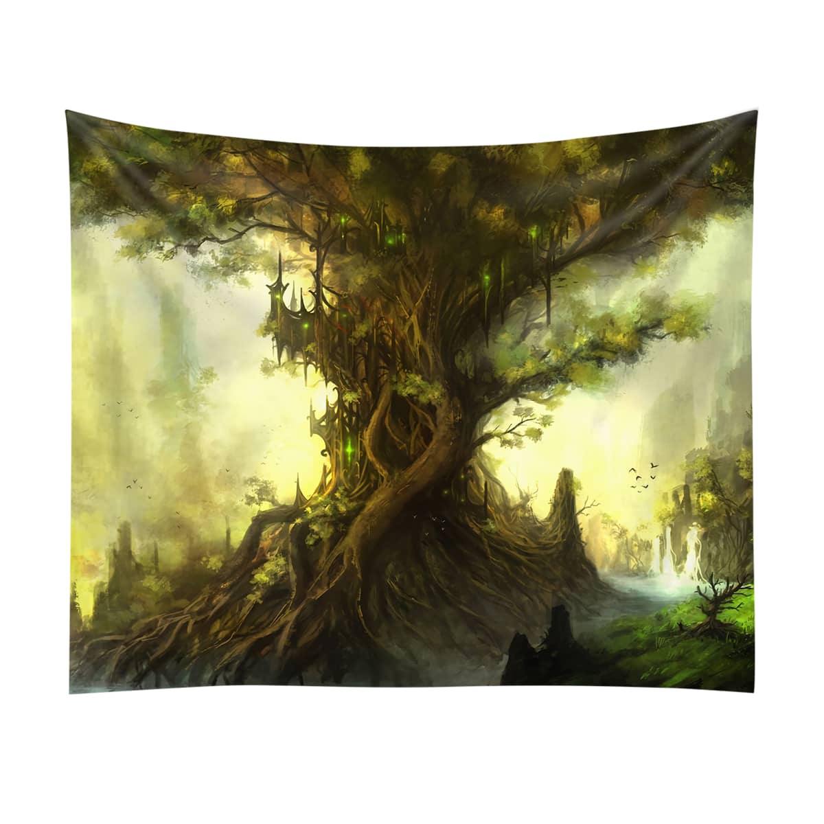 

Tree Print Tapestry, Multicolor