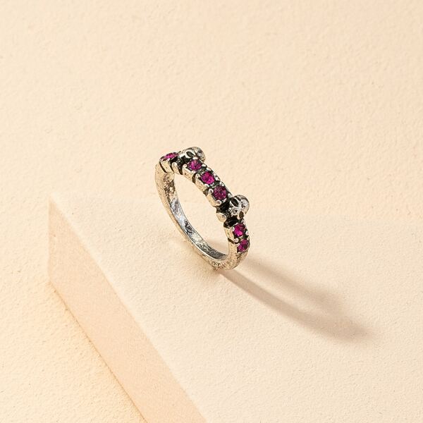 

Skull Decor Ring, Silver