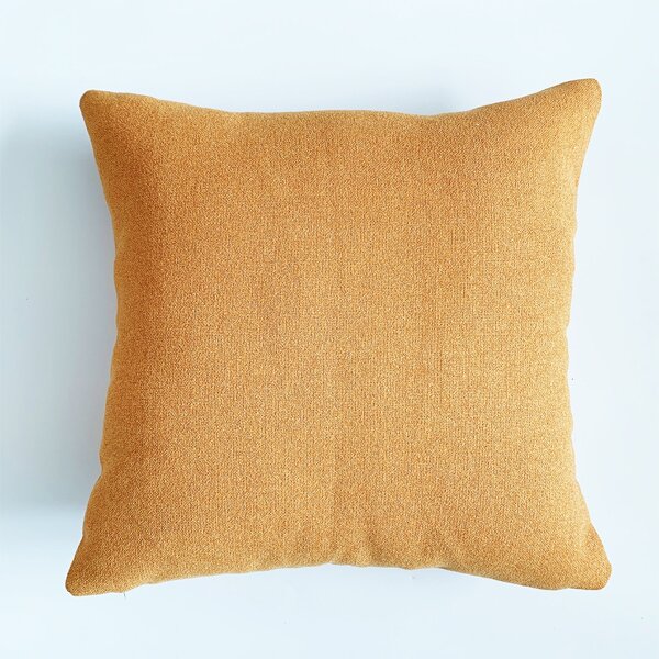 

Solid Color Cushion Cover Without Filler, Yellow