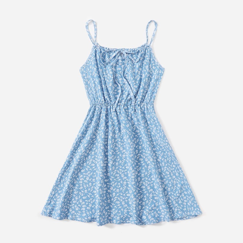 

Ditsy Floral Tie Front Cami Dress, Blue