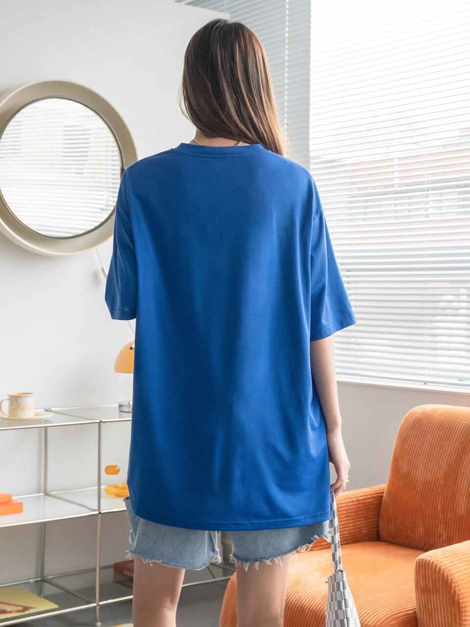Letter Graphic Oversized Tee