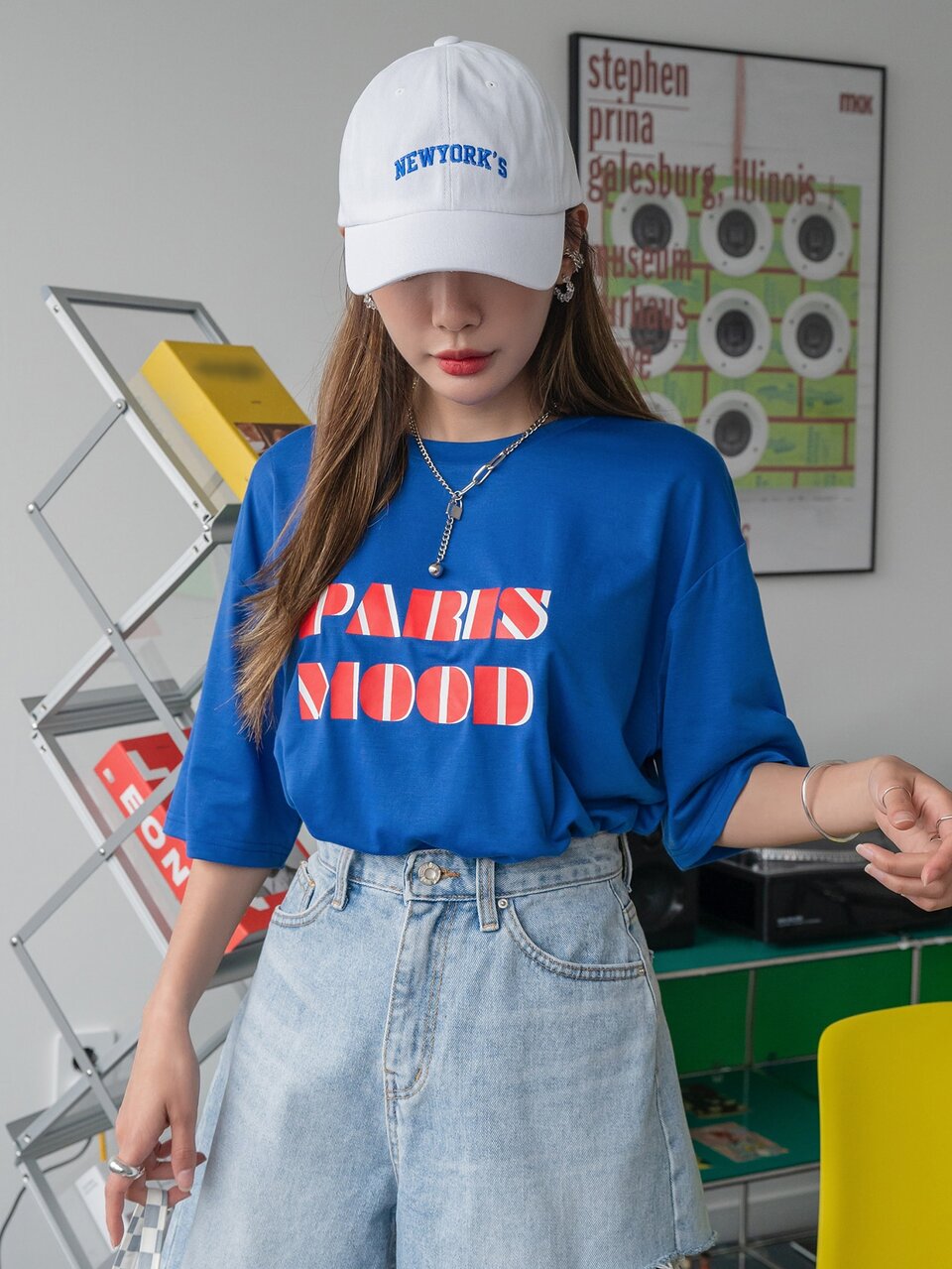 Letter Graphic Oversized Tee