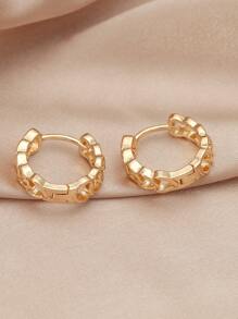 Hoa tai dạng vòng rỗng - Vàng - Xem 2