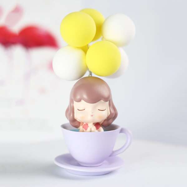 

1шт художественное украшение в форме девушки, Лиловый фиолетовый