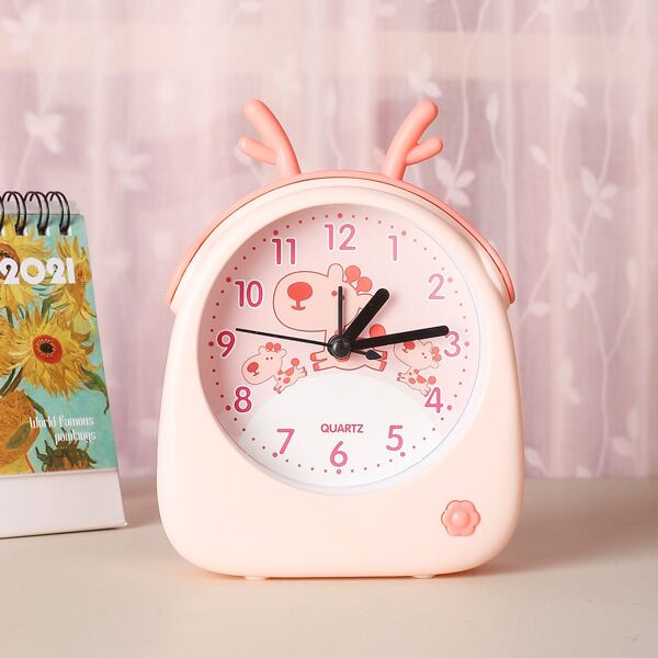 

Cartoon Deer Print Alarm Clock, Multicolor
