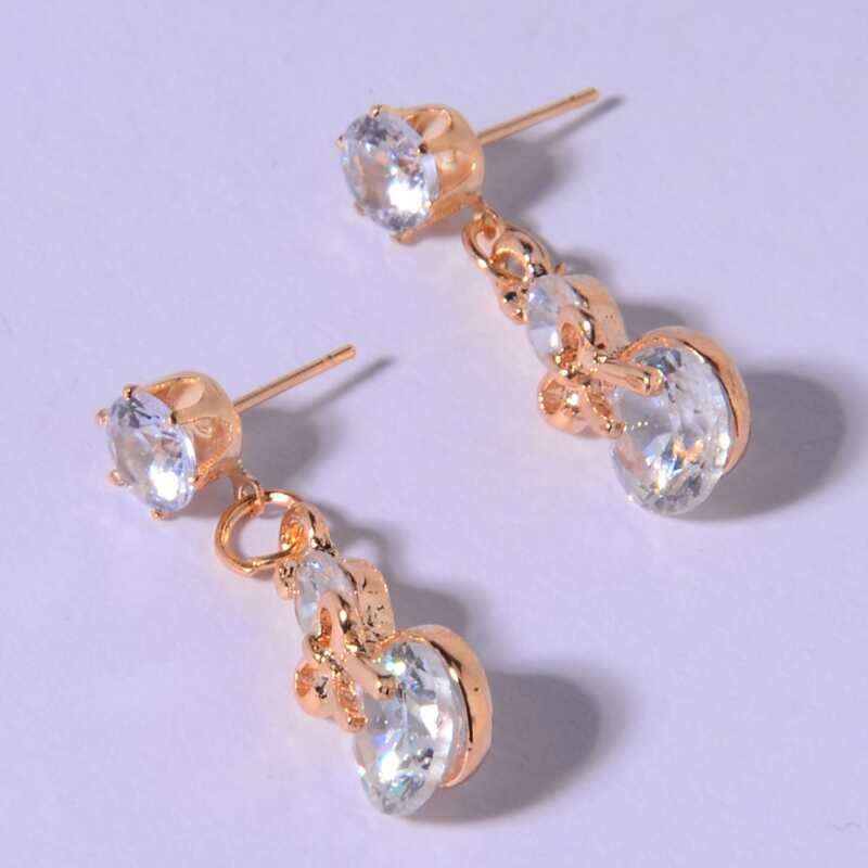 

Rhinestone Drop Earrings, Multicolor