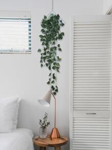 1pc Artificial Vine Wall Hanging, Faux Plastic Plant Garland Hanging Decoration For Home Decor,Home Decor ,Room Decor,Wall Decor Gifts Birthday Graduation