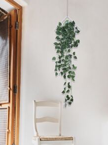 1pc Artificial Vine Wall Hanging, Faux Plastic Plant Garland Hanging Decoration For Home Decor,Home Decor ,Room Decor,Wall Decor Gifts Birthday Graduation