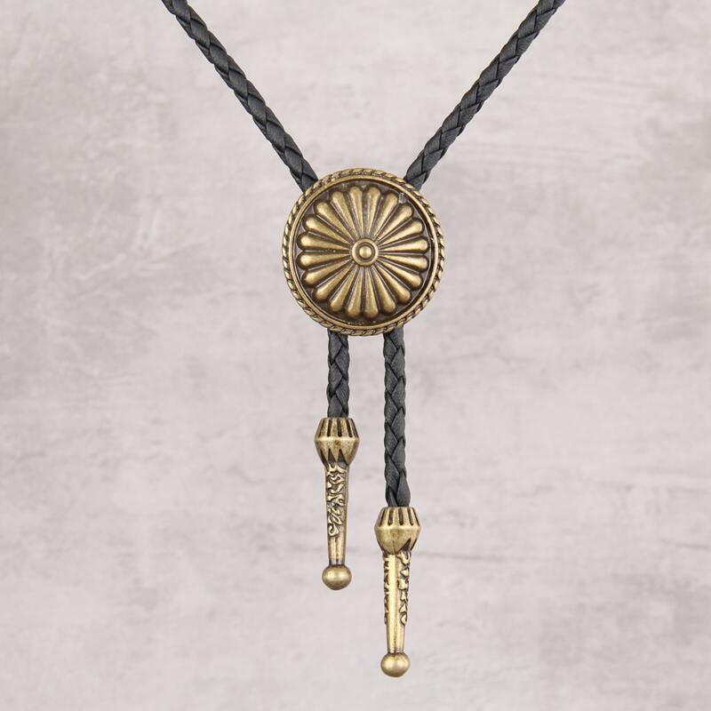 

Guys Braided Necklace, Bronze