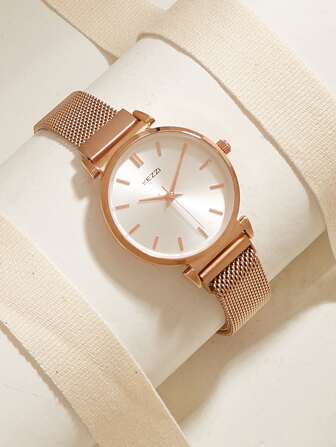 KEZZI 1pc Women's Minimalist Fashion Alloy Watch K-8070, Suitable For Daily Decor