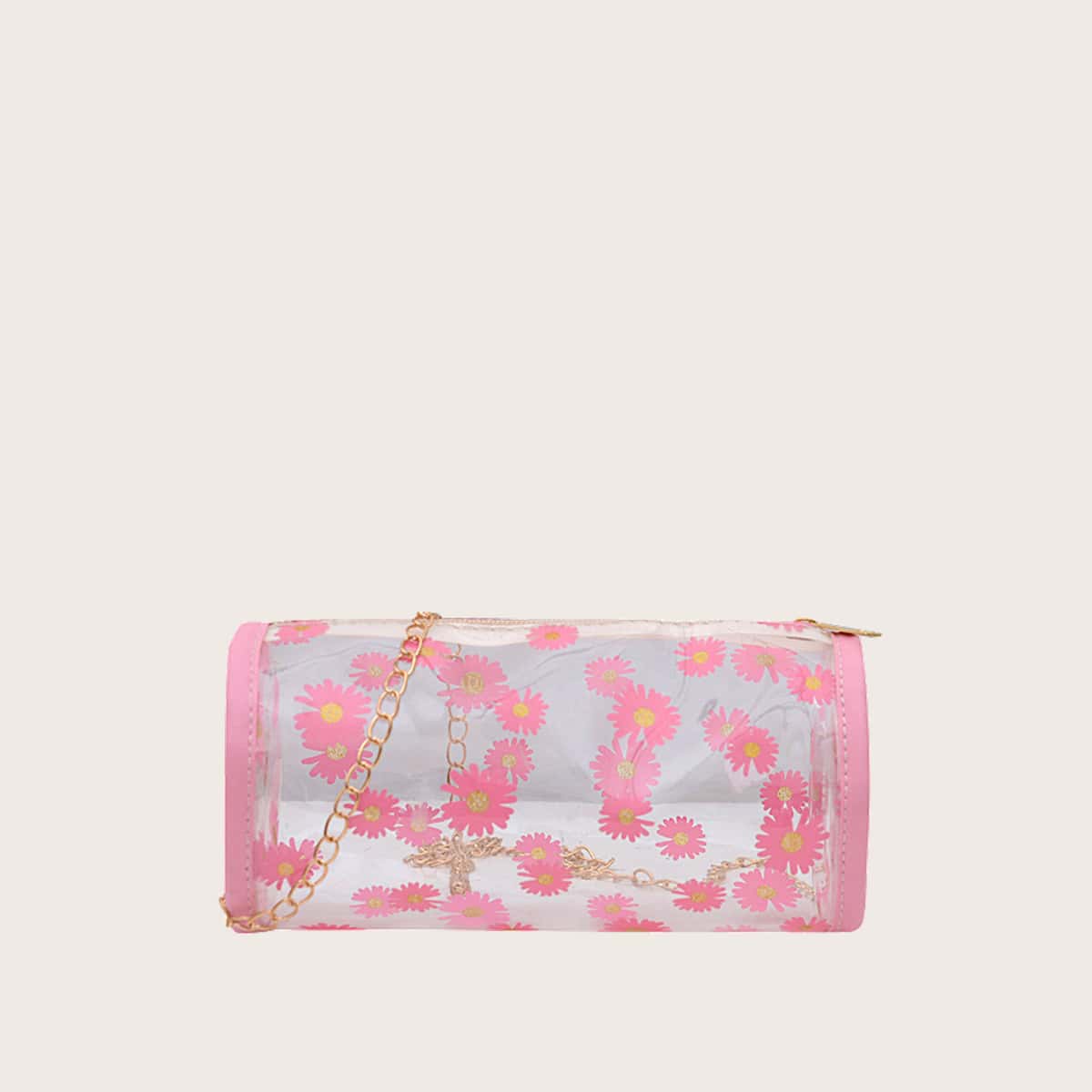 

Daisy Graphic Crossbody Bag, Pink
