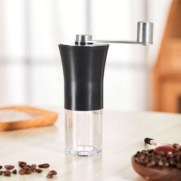 

1pc Manual Coffee Grinder, Black