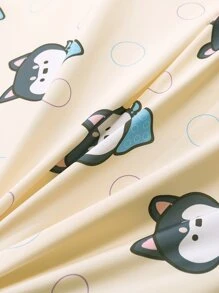 兒童卡通狗狗圖案羽絨被套套裝不附帶內芯