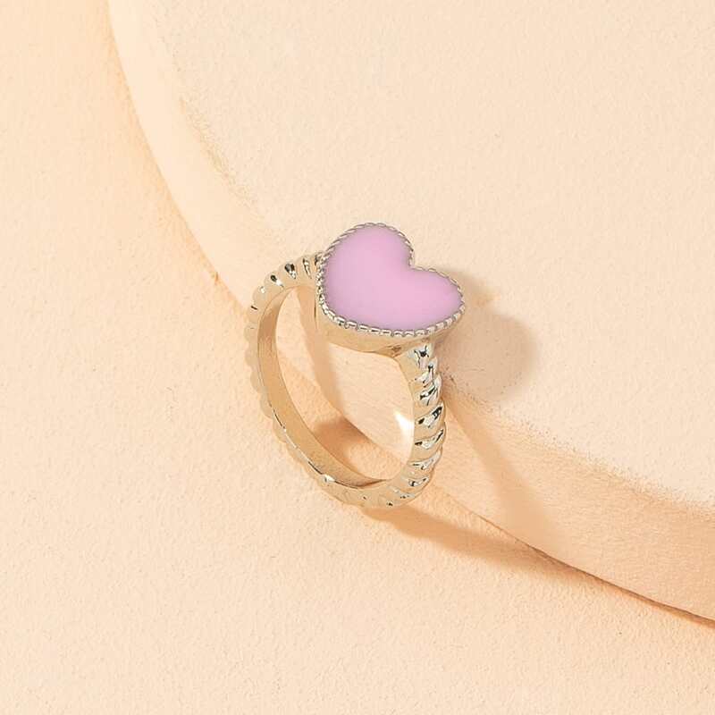 

1pc Heart Ring, Silver