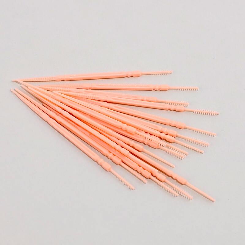 

100pcs Double-ended Toothpick, Orange
