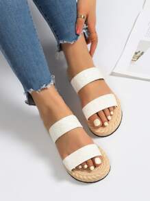 Woven Pattern Slides