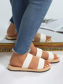 Woven Pattern Slides