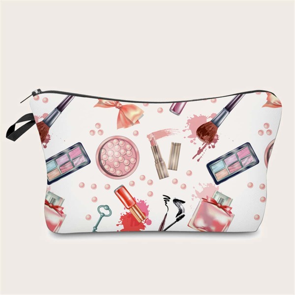 

Cosmetic Zipper Makeup Bag, Multicolor