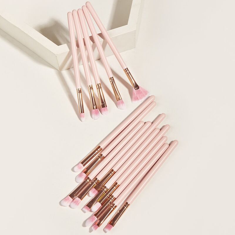 

15pcs Makeup Brush Set, Pink