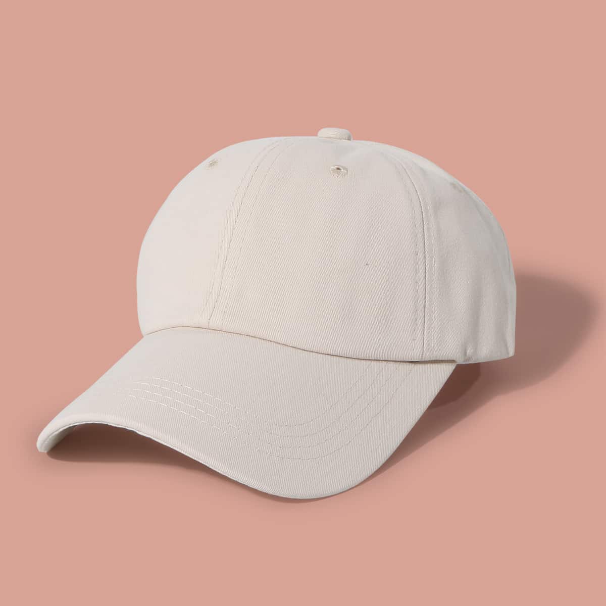 

Guys Solid Baseball Cap, Beige