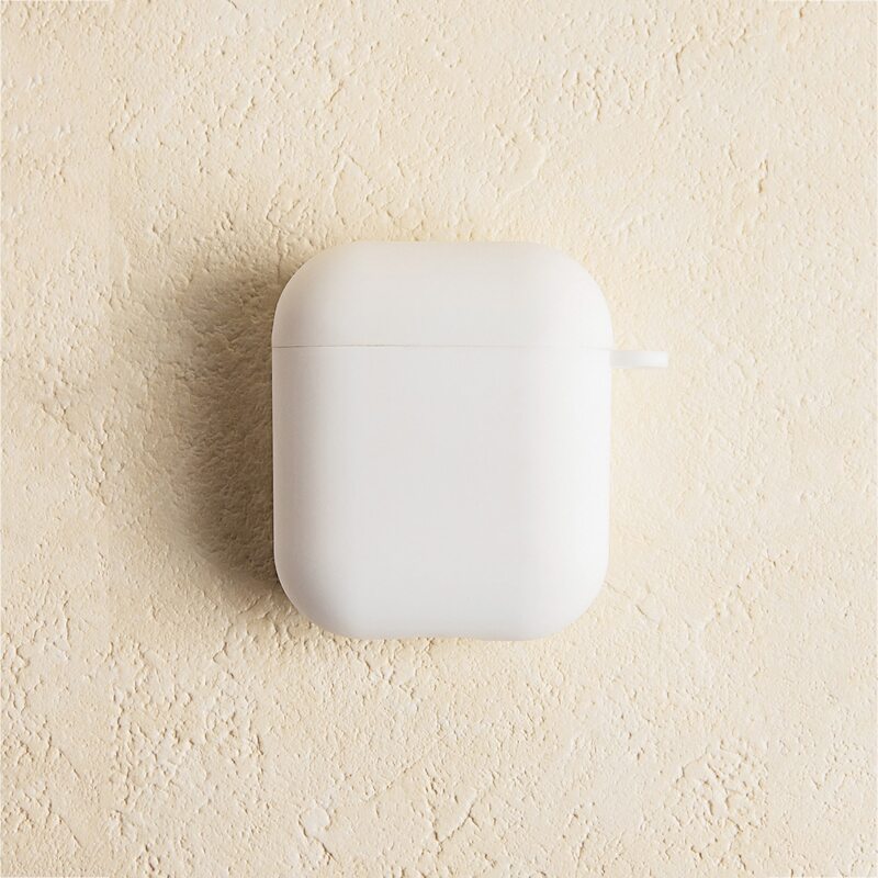 

Solid Earphone Case, White