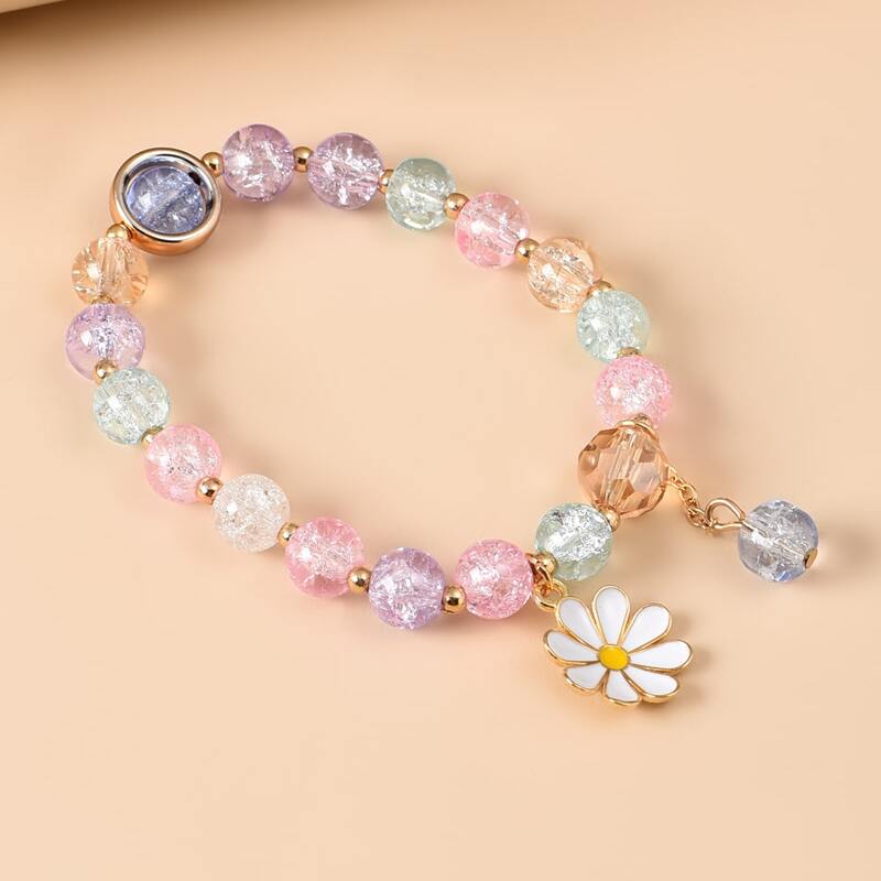 

Floral Beaded Bracelet, Multicolor