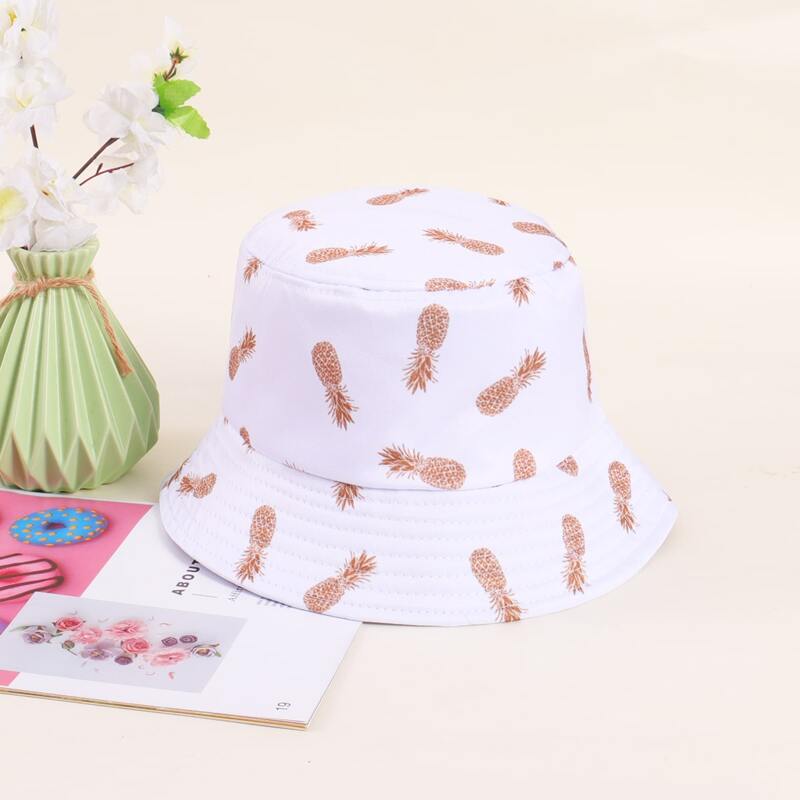 

Pineapple Bucket Hat, White