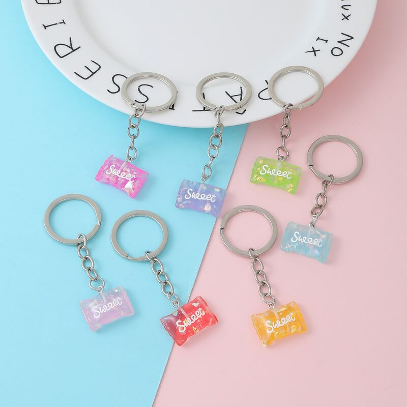 

1pc Random Candy Keychain, Multicolor