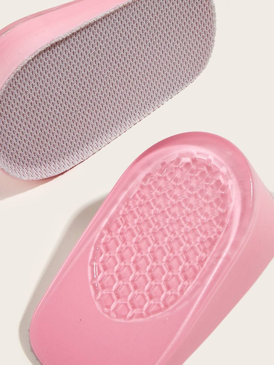 4.5厘米增高墊，用於腿長差異鞋跟提升，1對鞋墊隱形增高鞋墊，適用於增高鞋女士男士運動鞋跟插入物男士和女士，粉色 - 淺粉色 - 查看 1