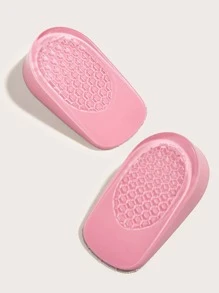 4.5厘米增高墊，用於腿長差異鞋跟提升，1對鞋墊隱形增高鞋墊，適用於增高鞋女士男士運動鞋跟插入物男士和女士，粉色 - 淺粉色 - 查看 3