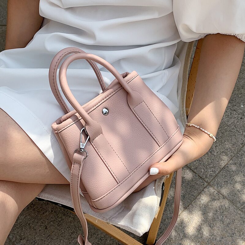 

Minimalist Satchel Bag, Pink