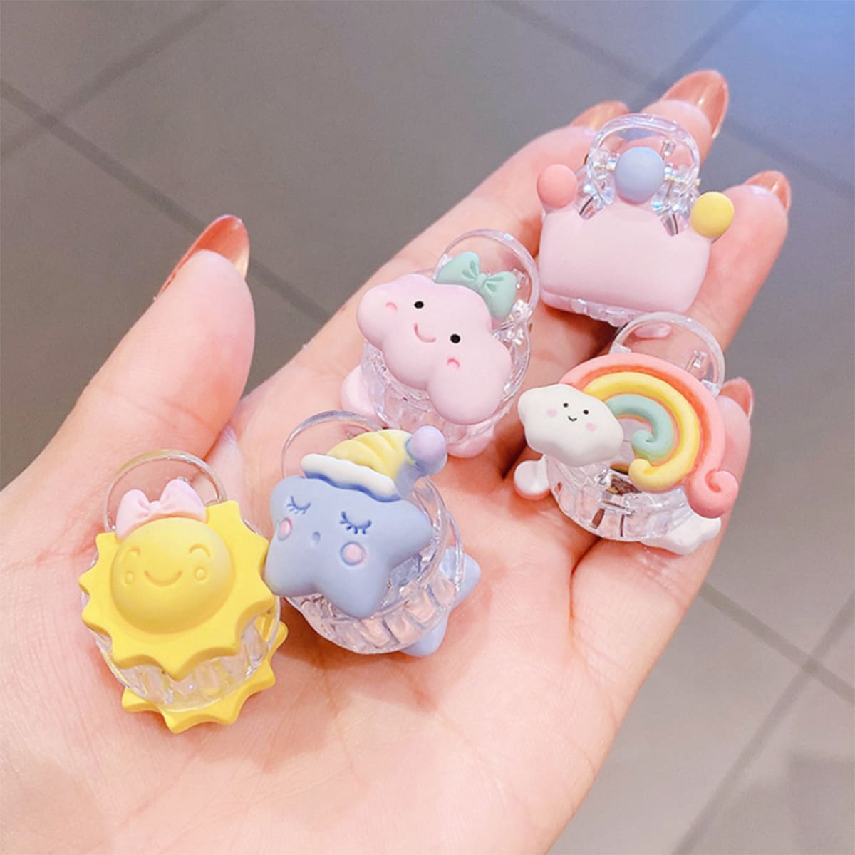 

1pc Random Cartoon Hair Claw, Multicolor