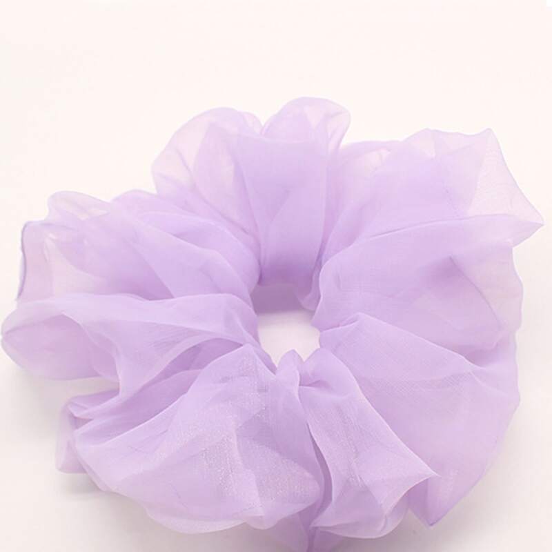 

1pc Solid Scrunchie, Lilac purple