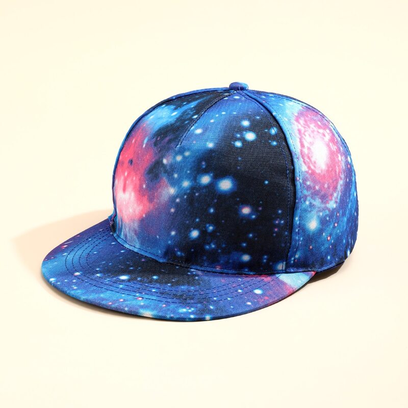 

Guys 1pc Galaxy Graphic Hat, Multicolor