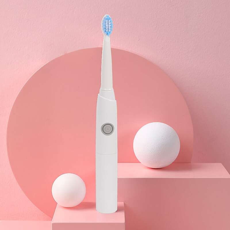 

1pc Electric Toothbrush & 2pcs Brush Head, White