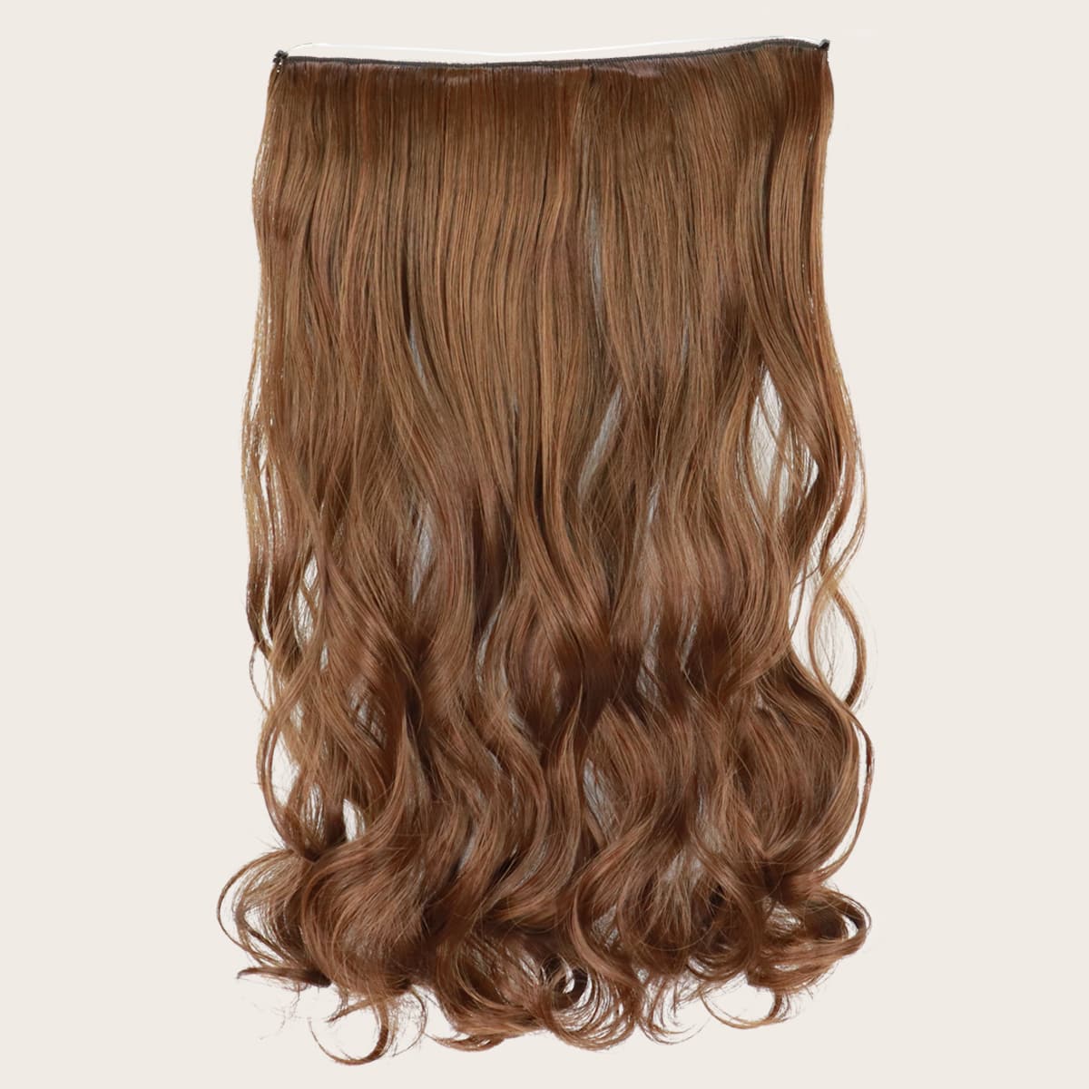 

Long Curly Hairpiece, Rust brown