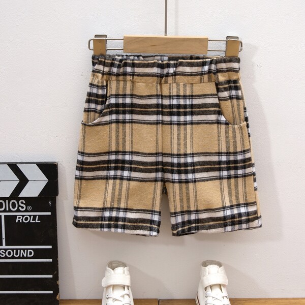 

Toddler Boys Plaid Print Shorts, Multicolor