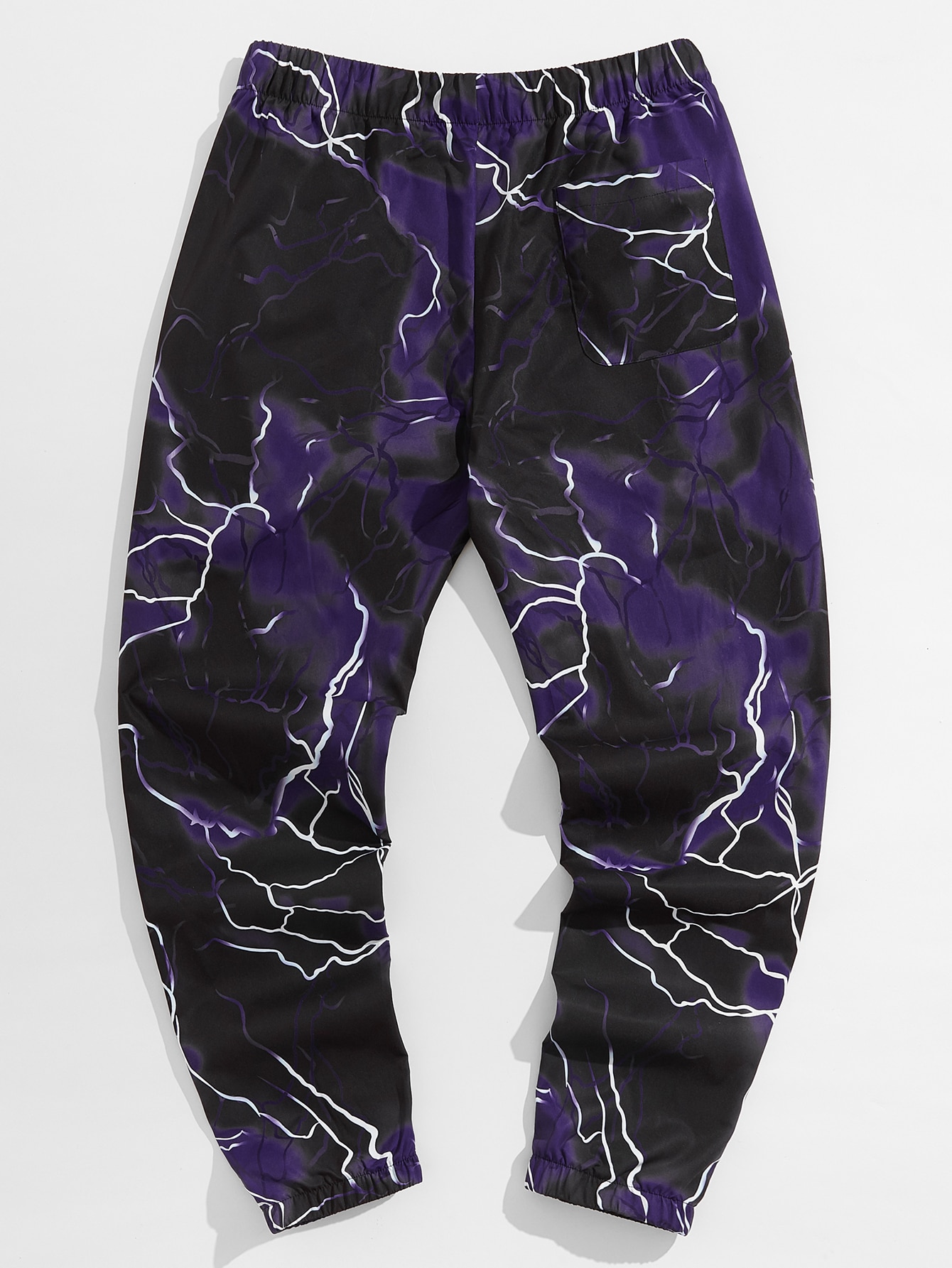 Guys Lightning Print Pants