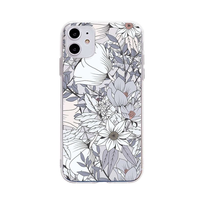 

Floral & Plant Print Phone Case, Multicolor