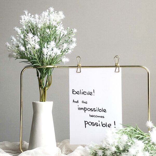 

1bundle Artificial Flower With 6pcs Branch, Multicolor