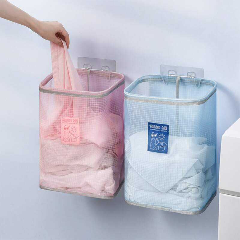 

1pc Random Color Wall Hanging Storage Basket, Multicolor