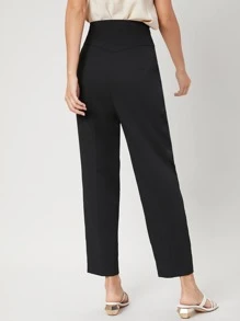 MOTF PREMIUM VISCOSE TAILORED TROUSERS - Black - View 2