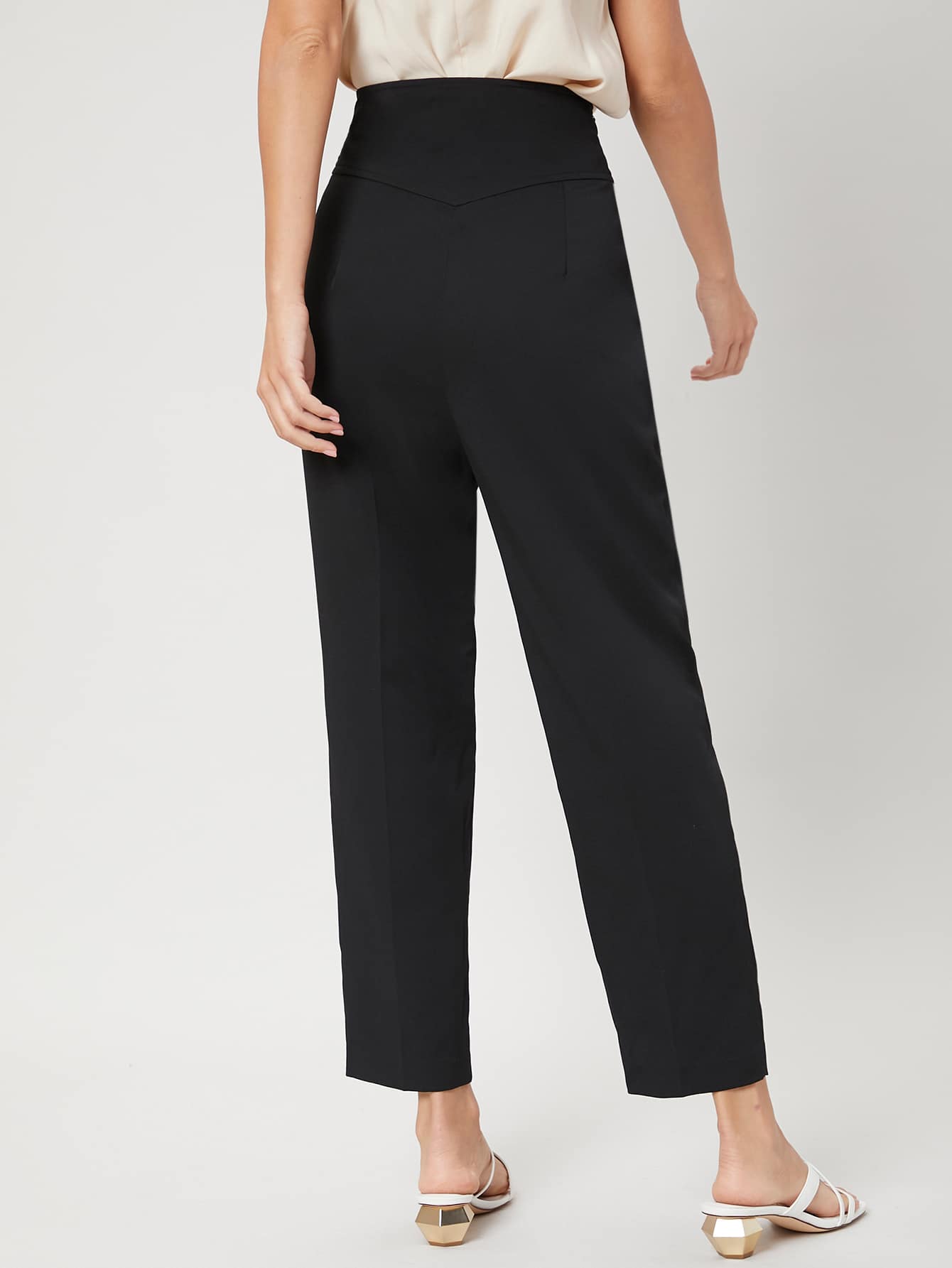 VISCOSE TAILORED PANTS