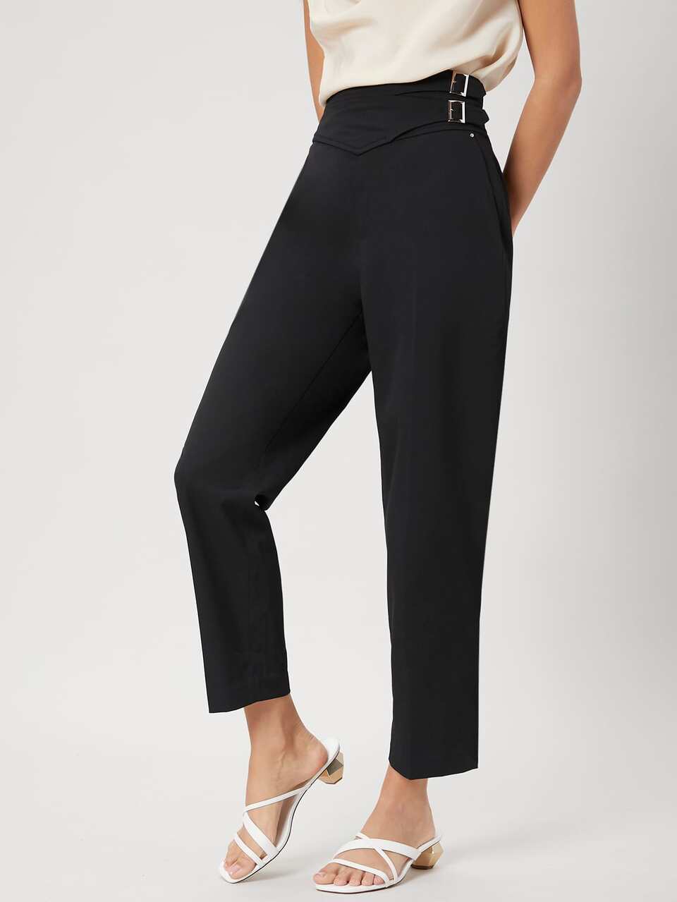 VISCOSE TAILORED PANTS