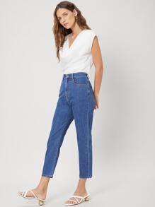 MOTF PREMIUM DRAPED BATWING SLEEVE TOP - White - View 9